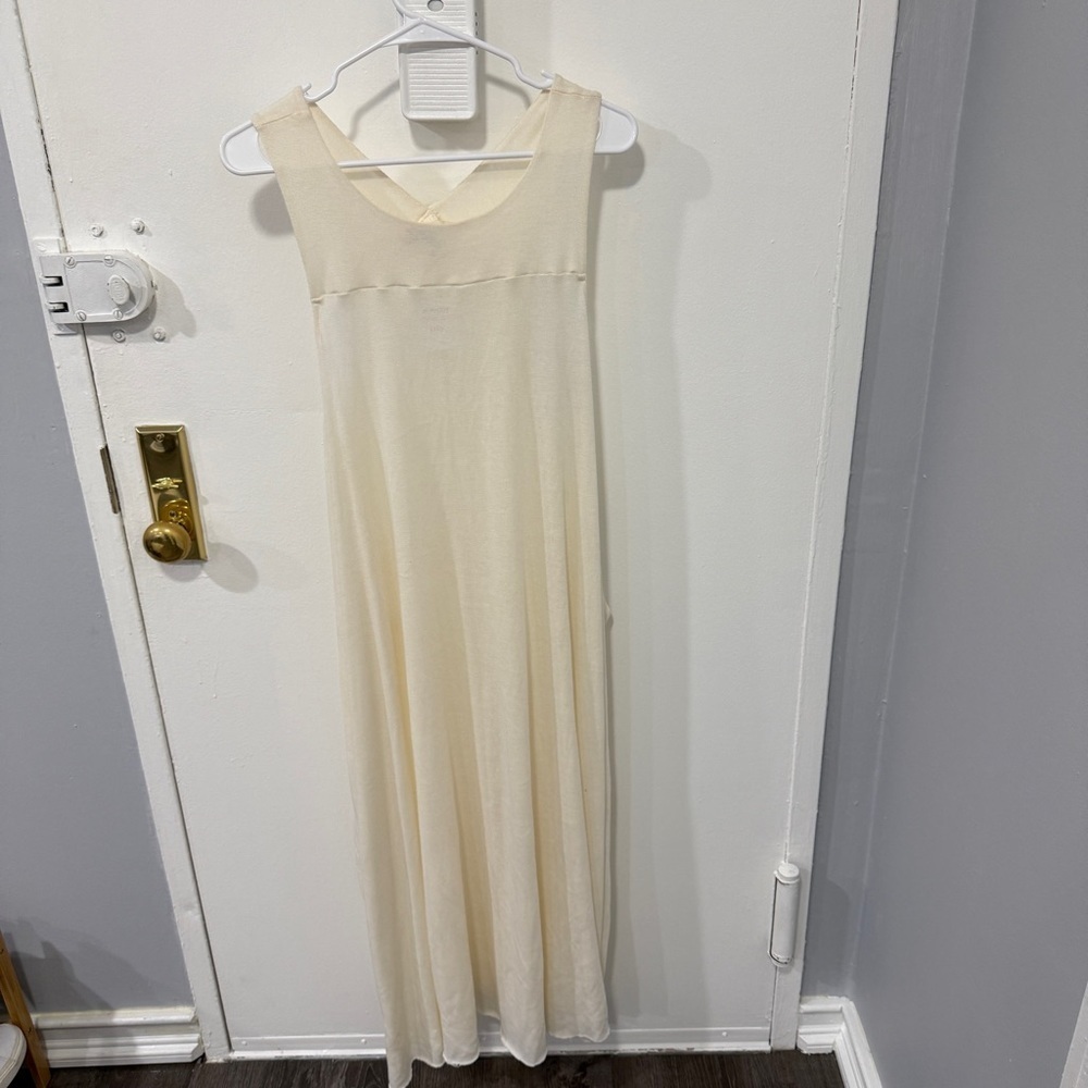 NWT Free People Beach Ivory Maxi Dress